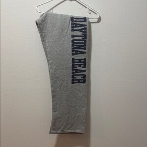 Gray Sweatpants with pockets medium women’s Daytona Beach Print